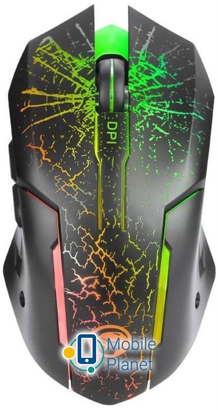 Мышь Marvo M207 7 colors-LED Black (UA)