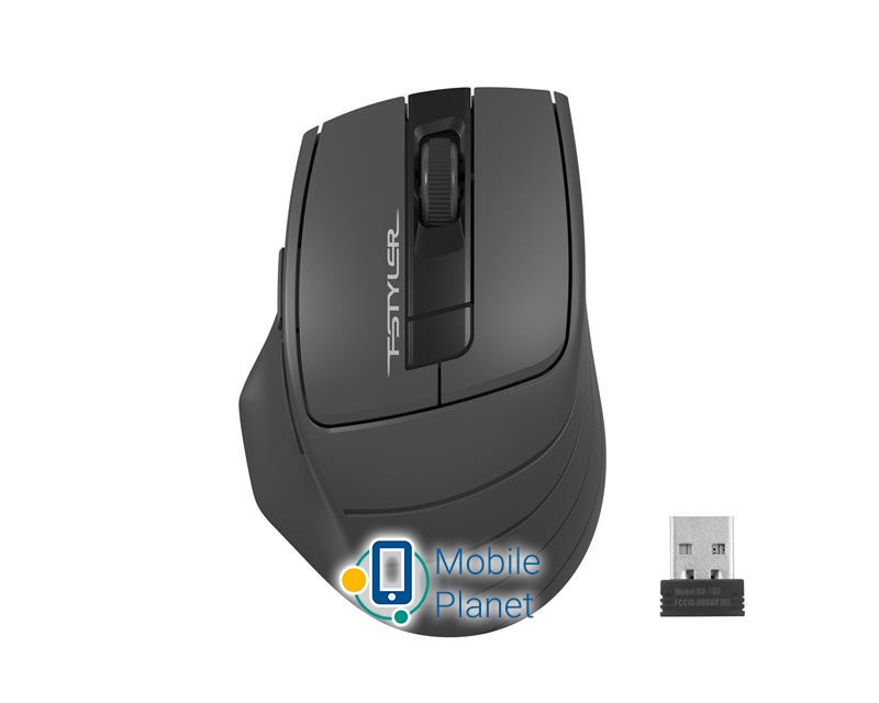 Миша A4Tech FG30S Grey/Black USB