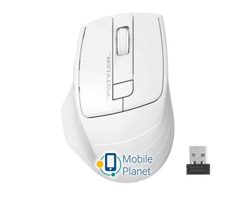 Миша A4Tech FG30S Grey/White USB