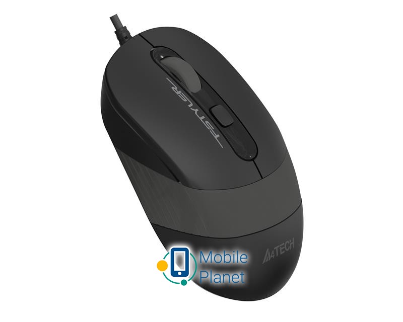 Миша A4Tech FM10S Grey/Black USB