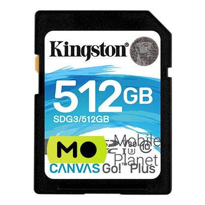 Карта пам'яті Kingston Canvas Go! Plus SD (SDG3/512GB) (UA)
