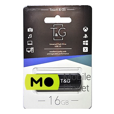 Флеш пам `ять 16GB T&G 011 Classic Series Black (TG011-16GBBK)