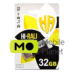 Флеш пам `ять 32GB Hi-Rali Rocket Series Black (HI-32GBVCBK) (UA)