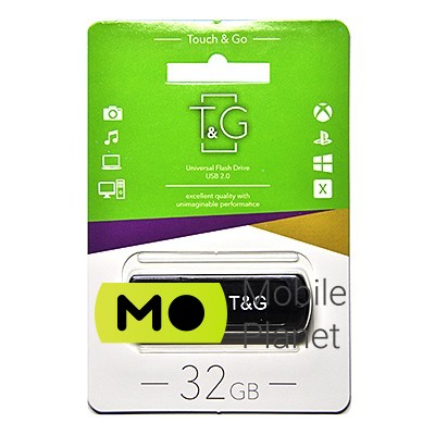 Флеш память 32GB T&G 011 Classic Series Black (TG011-32GBBK)