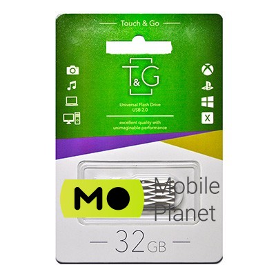 Флеш пам `ять 32GB T&G 103 Metal Series Silver (TG103-32G)