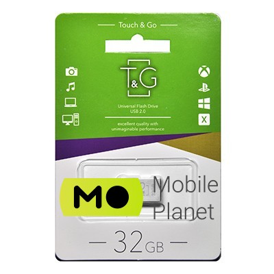 Флеш память 32GB T&G 105 Metal Series Silver (TG105-32G) (UA)