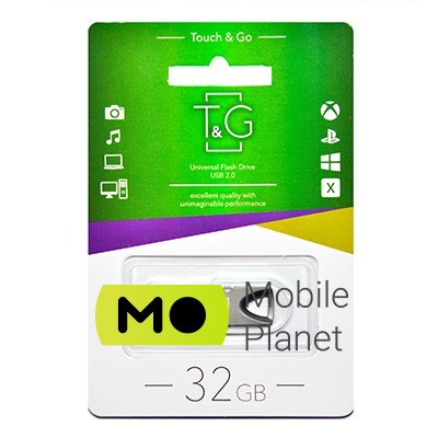 Флеш пам `ять 32GB T&G 117 Metal Series Black (TG117BK-32G)