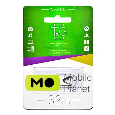 Флеш пам `ять 32GB T&G 117 Metal Series Silver (TG117SL-32G)