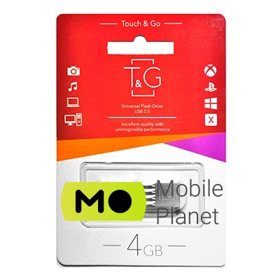 Флеш пам `ять 4GB T&G 103 Metal Series Silver (TG103-4G)