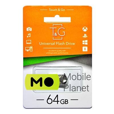 Флеш пам `ять 64GB T&G 106 Metal Series Silver (TG106-64G)