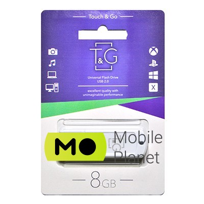 Флеш пам `ять 8GB T&G 011 Classic Series White (TG011-8GBWH)