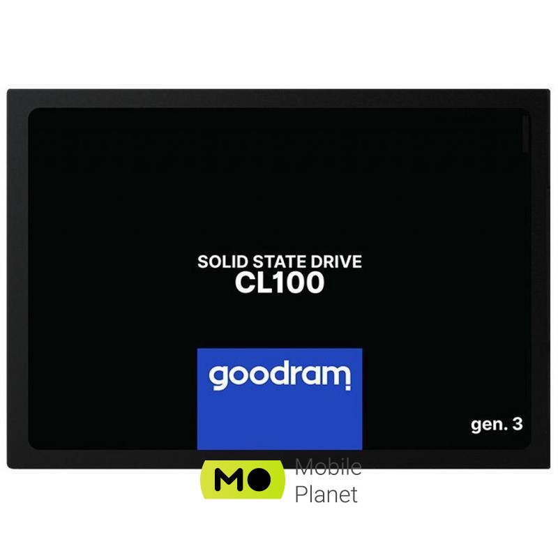 SSD диск 960GB GOODRAM CL100 GEN.3 2.5 SATAIII 3D TLC (SSDPR-CL100-960-G3) (UA)