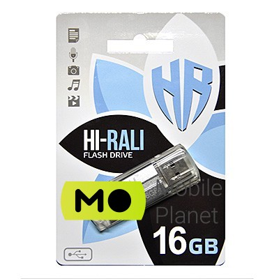 Флеш память 16GB Hi-Rali Corsair Series Silver (HI-16GBCORSL) (UA)
