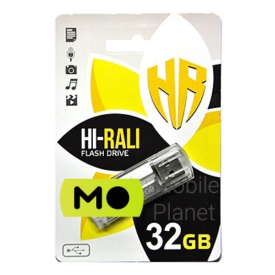 Флеш память 32GB Hi-Rali Corsair Series Silver (HI-32GBCORSL)