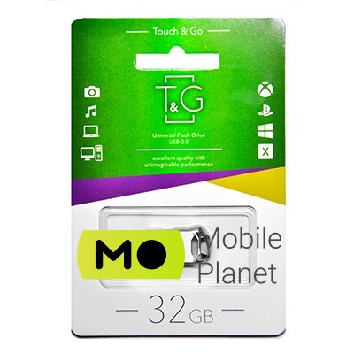 Флеш память 32GB T&G 110 Metal Series Silver (TG110-32G)