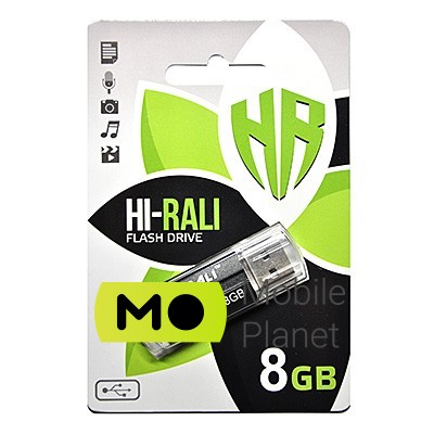 Флеш память 8GB Hi-Rali Corsair Series Black (HI-8GBCORBK)