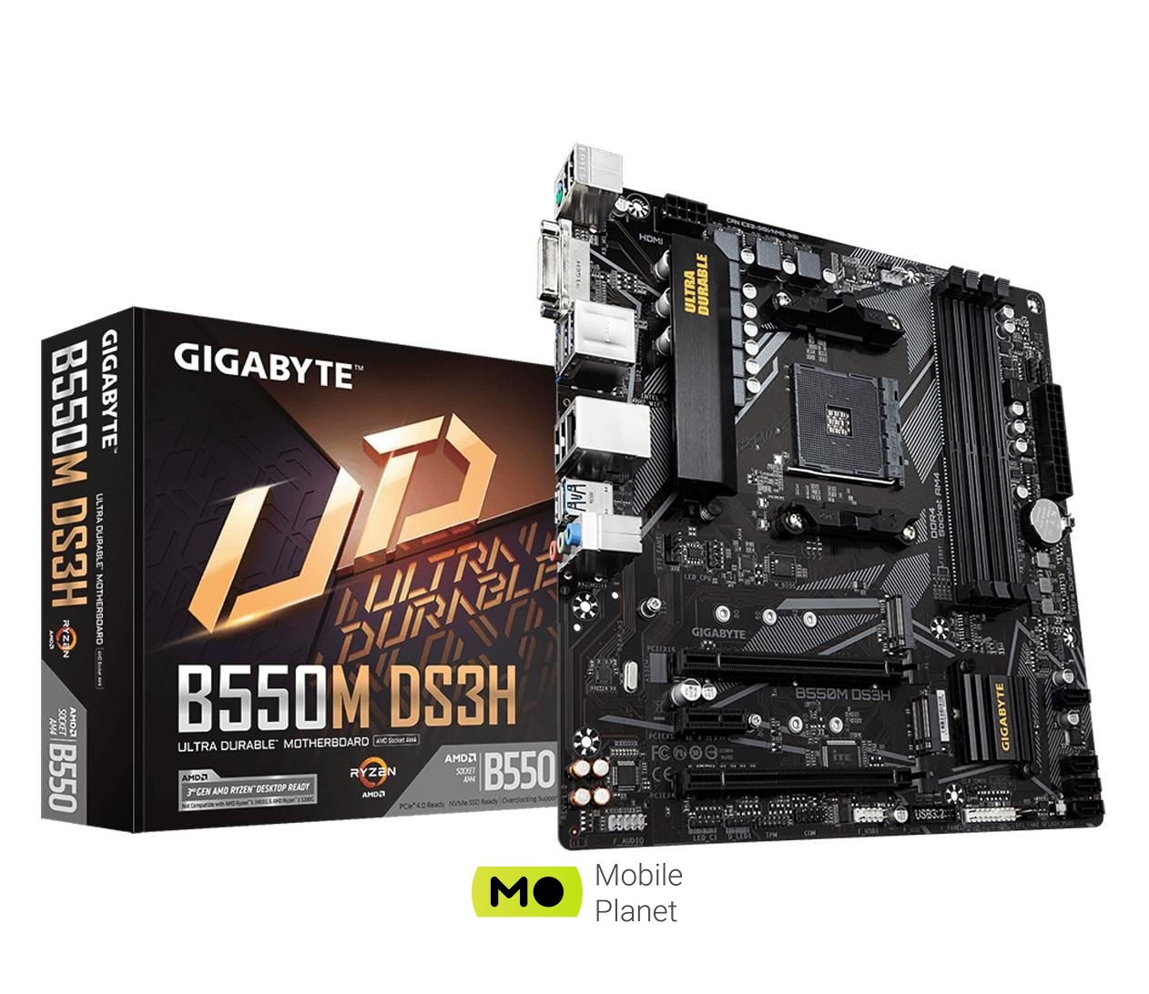 Материнська плата Gigabyte B550M DS3H EU