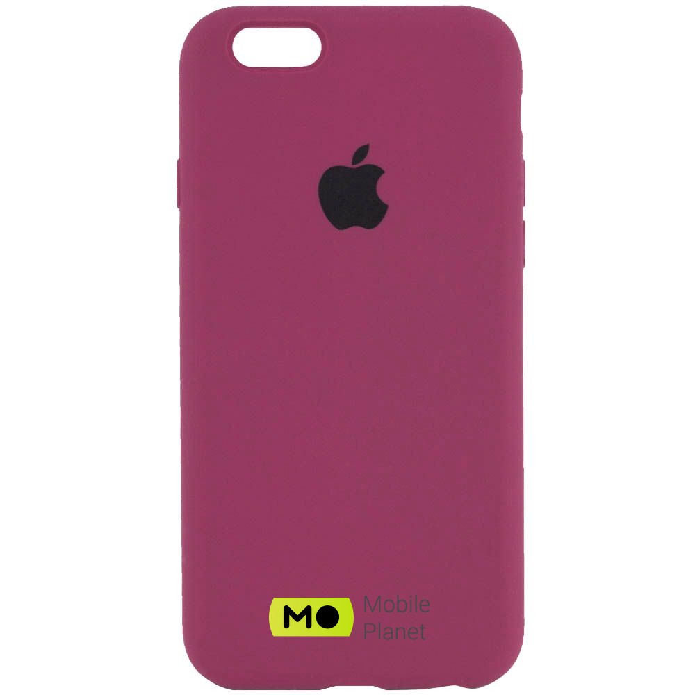 Чехол Silicone Case Full Protective (AA) для Apple iPhone 6/6s (4.7) (Красный / Rose Red) (00000035270_35)