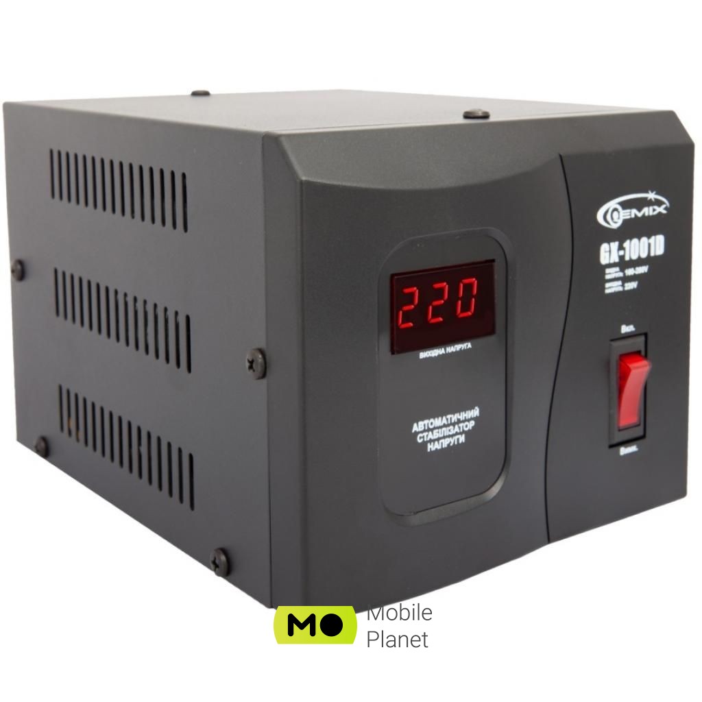 Стабілізатор напруги GEMIX GX-1001D (UA)