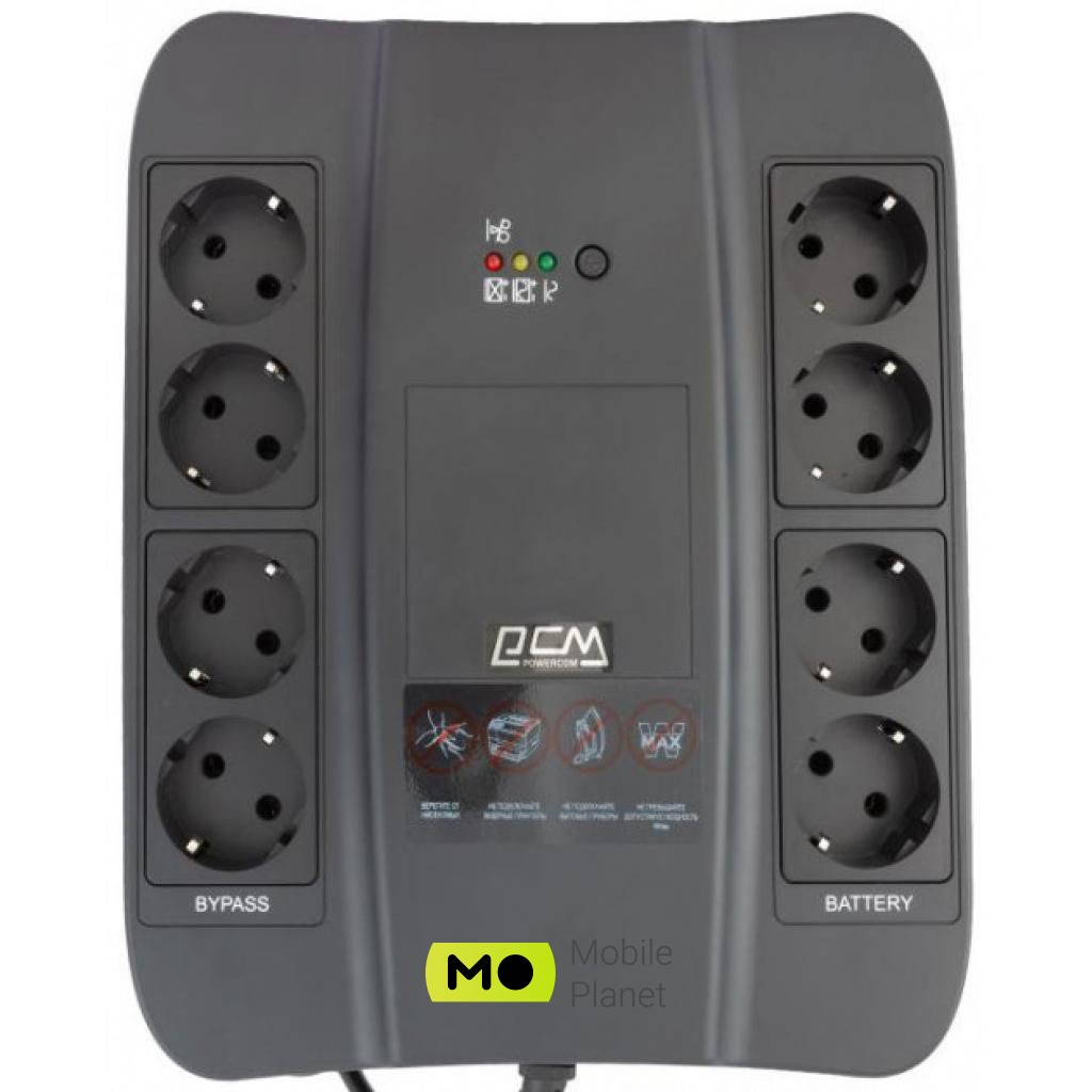 Источник бесперебойного питания Powercom SPD-850U (UA)