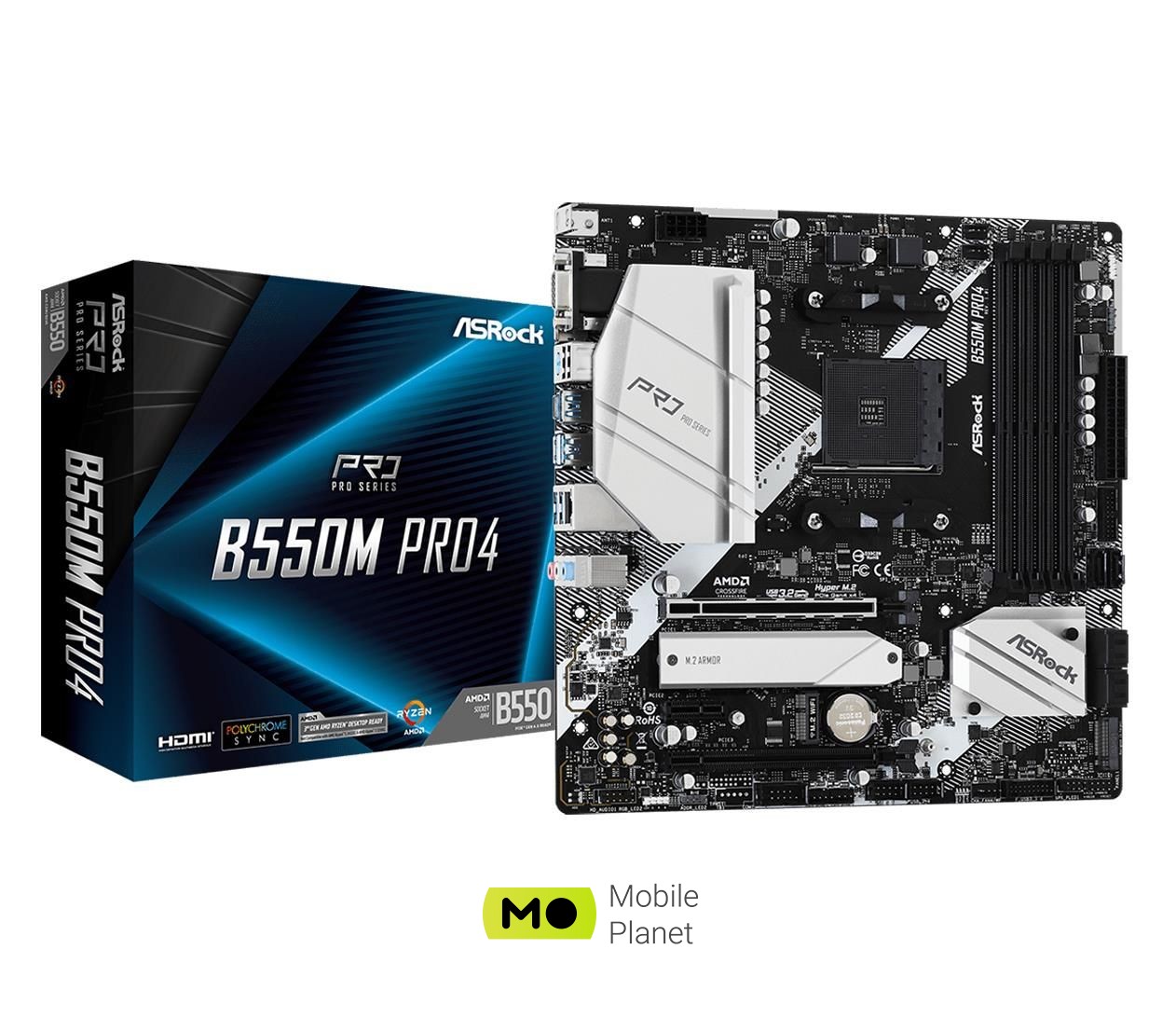 Материнська плата ASRock B550M Pro4 EU