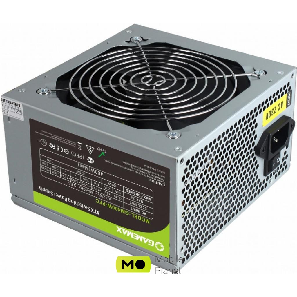 Блок живлення GAMEMAX 400W (GM-400W-PFC)