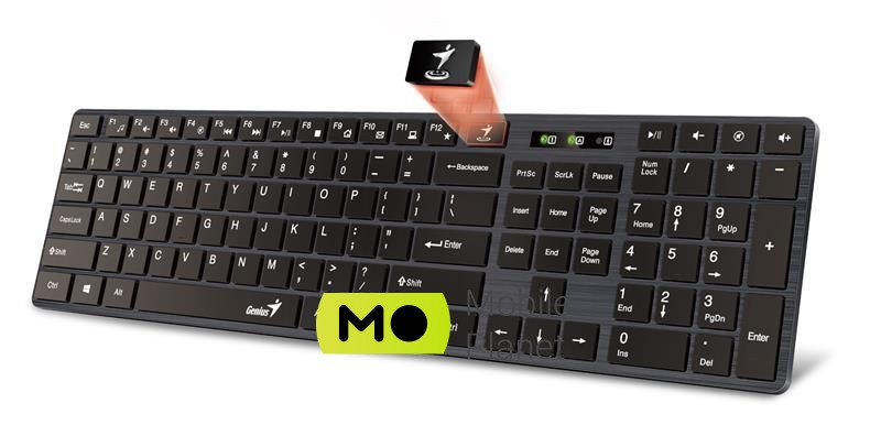 Клавіатура Genius SlimStar 126 Black USB (31310017407) (UA)