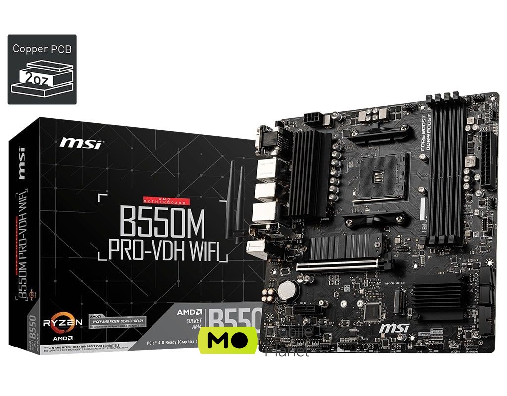 Материнская плата MSI B550M PRO-VDH Wi-Fi Socket AM4