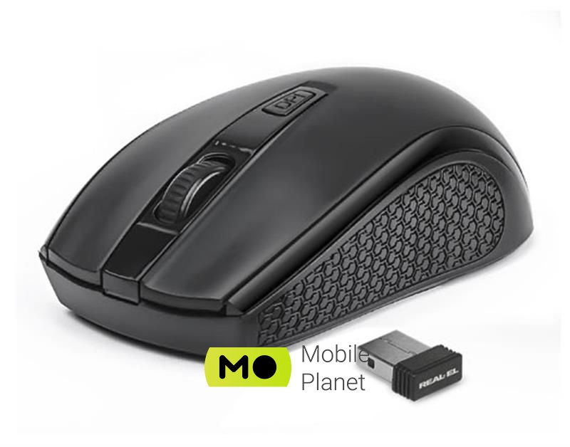 Миша REAL-EL RM-308 Black USB UAH