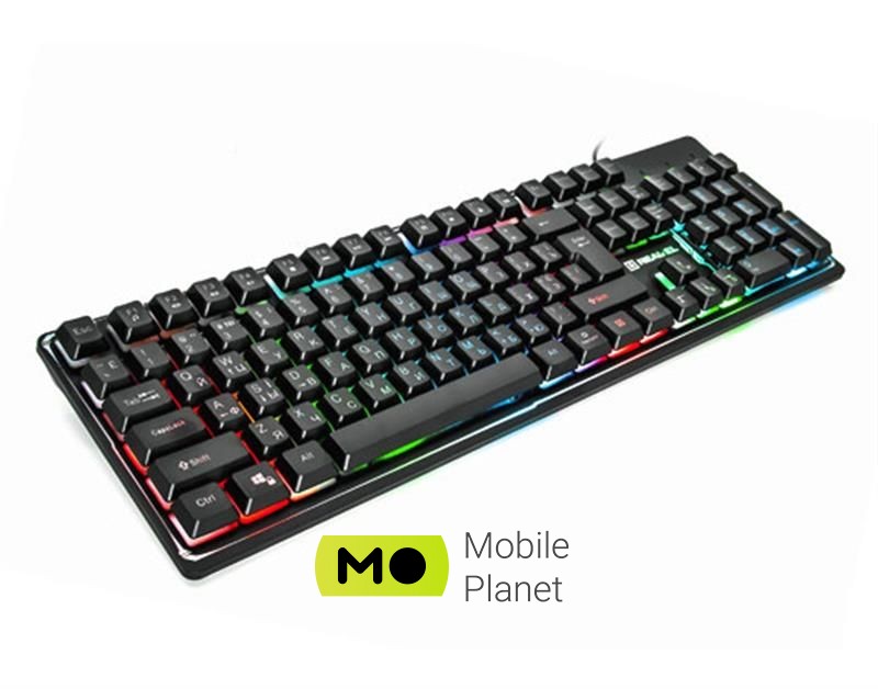 Клавиатура REAL-EL Comfort 7011 Backlit Black USB UAH (UA)