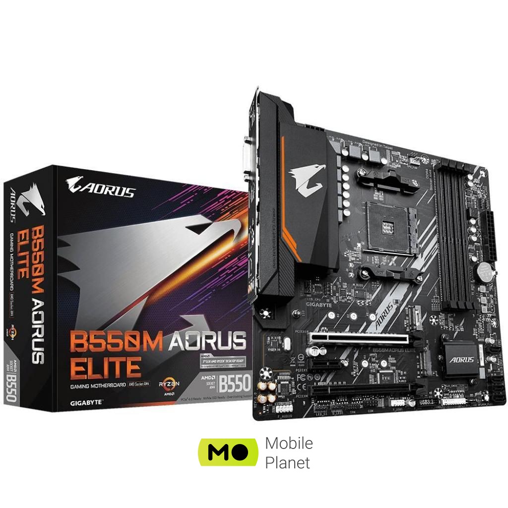 Материнська плата GIGABYTE B550M AORUS ELITE