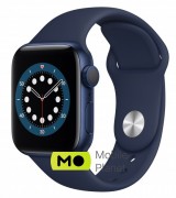 Apple Watch Series 6 40mm Blue Aluminium Case with Deep Navy Sport Band (MG143)