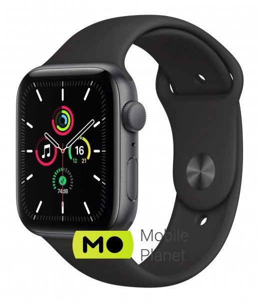 Часы Apple Watch SE 40mm Space Gray Aluminium Case with Black Sand Sport Band  (MYDP2)