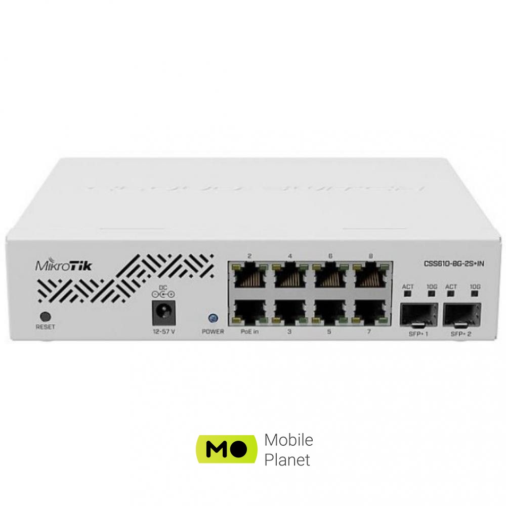 Smart Mikrotik CSS610-8G-2S + IN (UA)