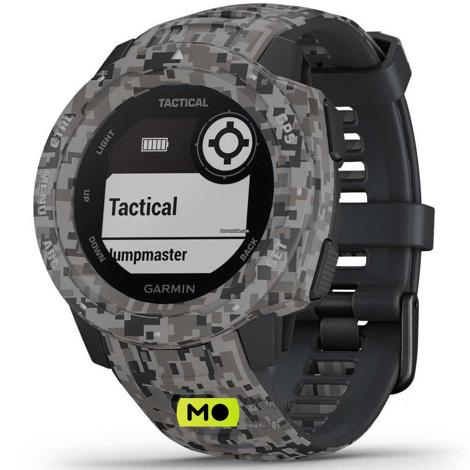 Garmin Instinct Tactical Edition Outdoor GPS Watch Camo Graphite (010-02064-C4)