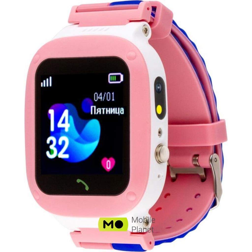 AmiGo GO004 Splashproof Camera + LED Pink