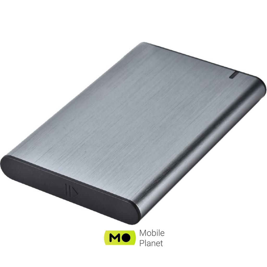 Карман для диска GEMBIRD 2.5 USB3.1 alum grey (EE2-U3S-6-GR) (UA)