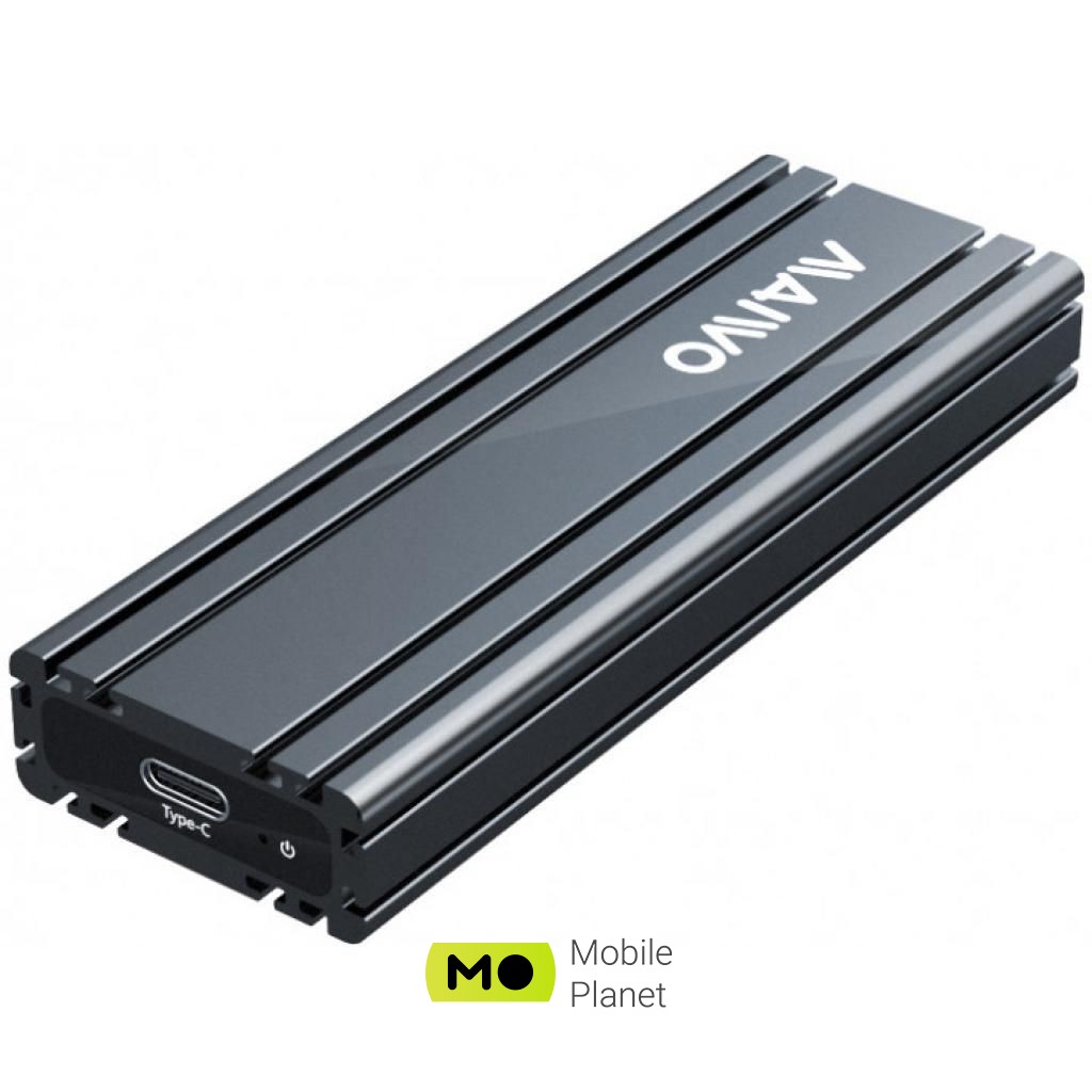 Maiwo M.2 SSD NVMe (PCIe) — USB 3.1 Type-C (K1686P space grey) (UA)