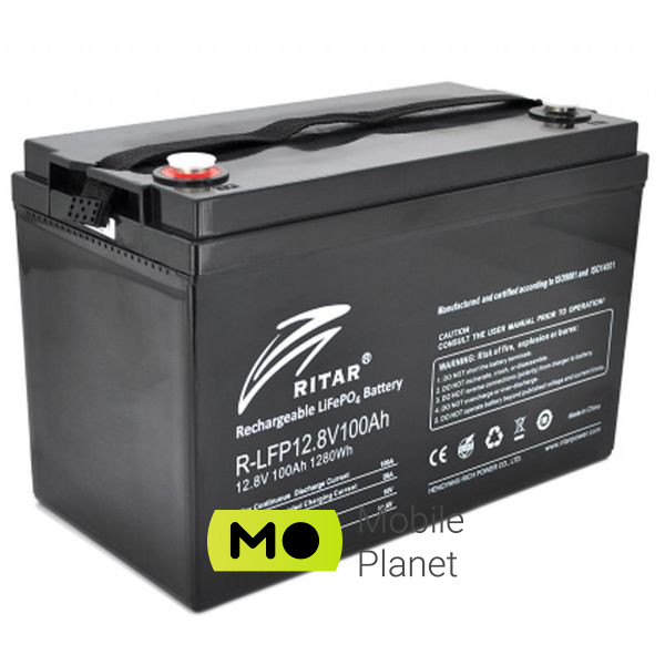Акумуляторна батарея LiFePo4 Ritar R-LFP 12.8V 100Ah (UA)