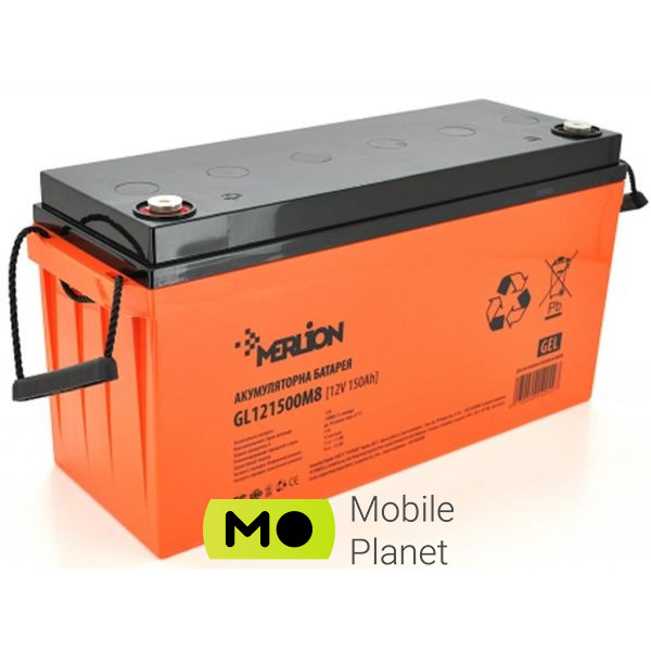 Акумуляторна батарея Merlion 12V-150 Ah GEL (GL121500M8) (UA)