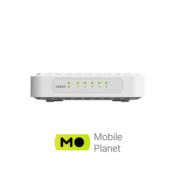 Комутатор мережевий Netgear GS605-400PES (UA)