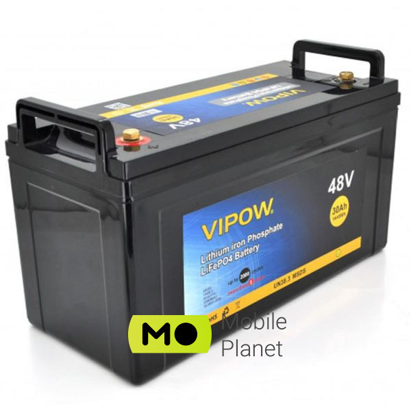 Аккумуляторная батарея LiFePo4 Vipow LiFePO4 51.2V-30A (LiFePO4512-30/40) (UA)