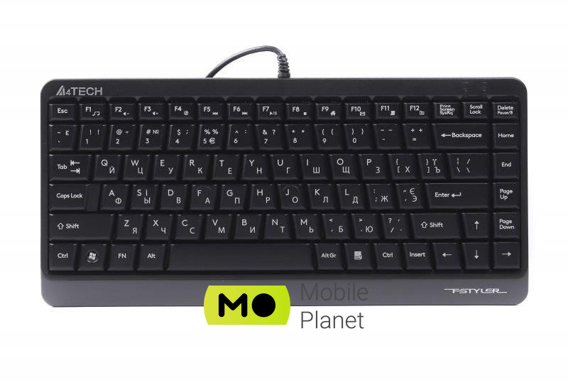 Клавіатура A4Tech Fstyler FKS11 Grey USB (UA)