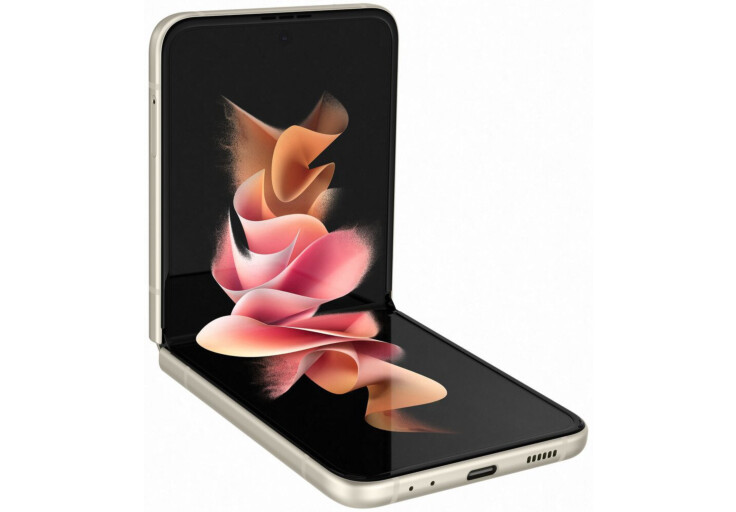 Мобильный телефон Samsung Galaxy Z Flip 3 Duos 8/256Gb Cream (SM-F711BZEE)
