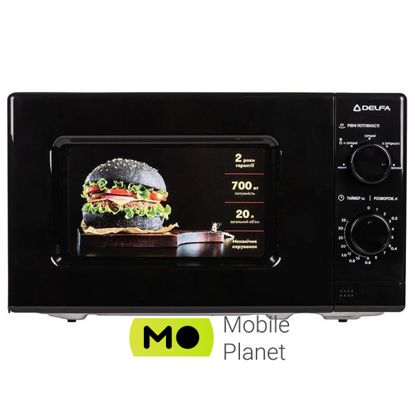 Мікрохвильова піч Delfa MD202MB (UA)
