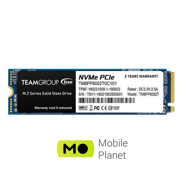 SSD диск TEAM MP33 2 TB (TM8FP6002T0C101) (UA)