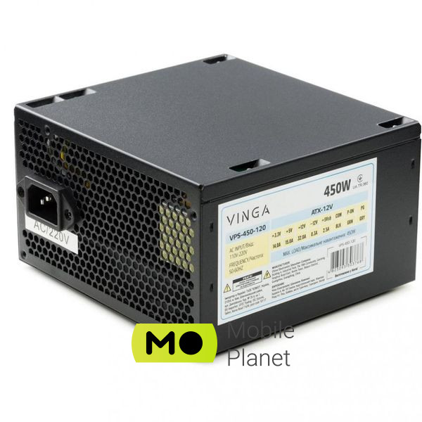 Блок живлення Vinga VPS-450-120 (UA)