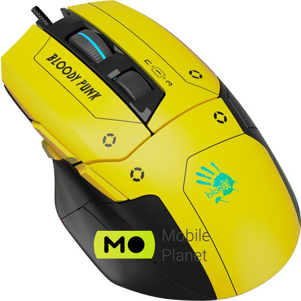 Миша A4-Tech BLOODY W70 Max Punk Yellow