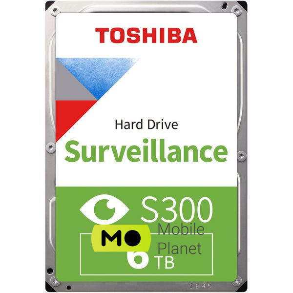 Жесткий диск 3.5 TOSHIBA S300 6TB SATA/256MB (HDWT860UZSVA) (UA)