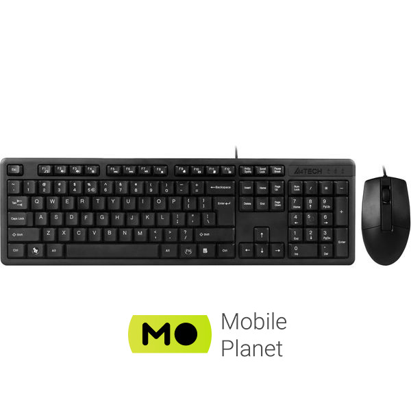 Комплект A4TECH KK-3330S USB Black (UA)